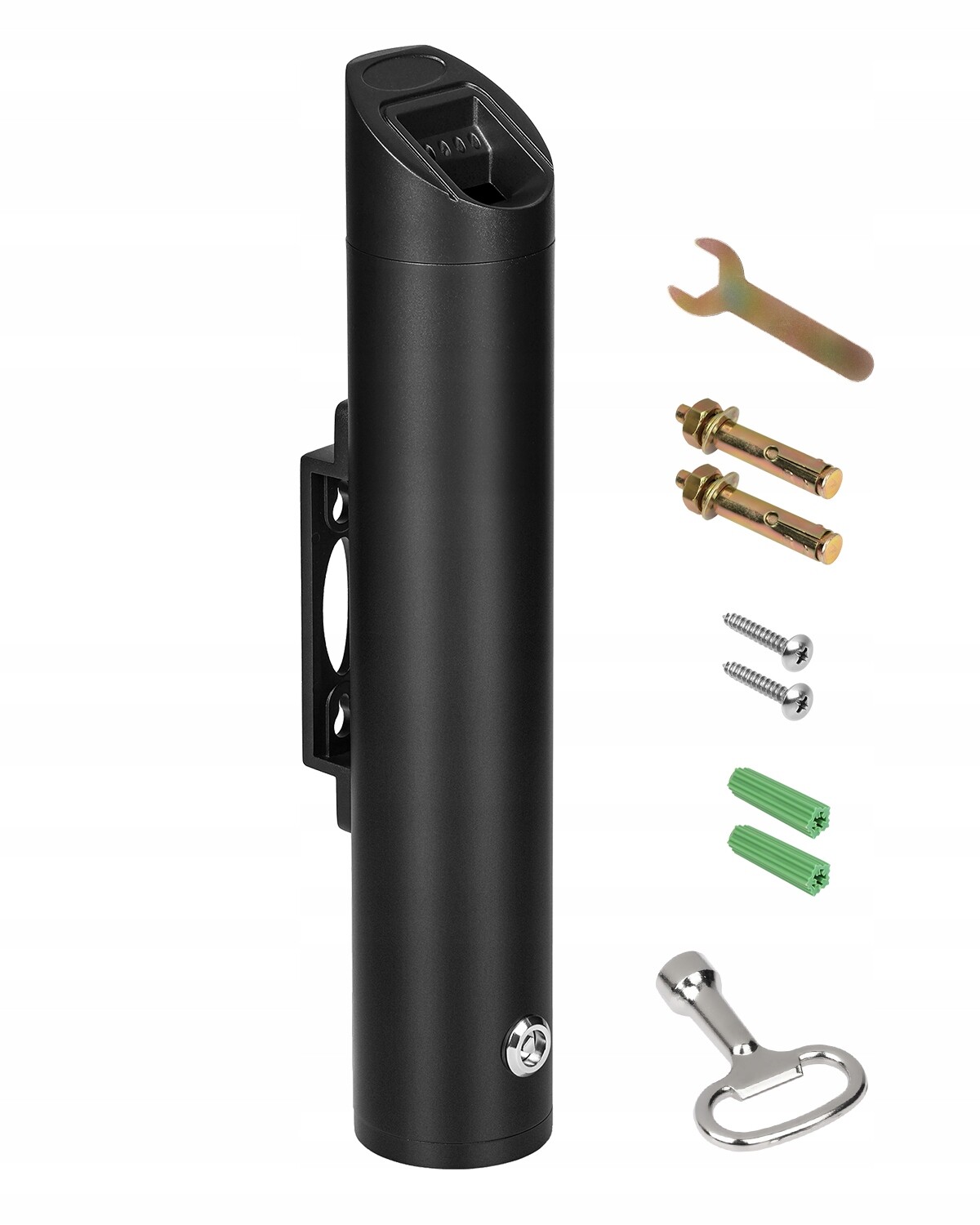 Popielnica Popielniczka 48,7CM Popielniczka Na Niedopałki Trwałość Czarny