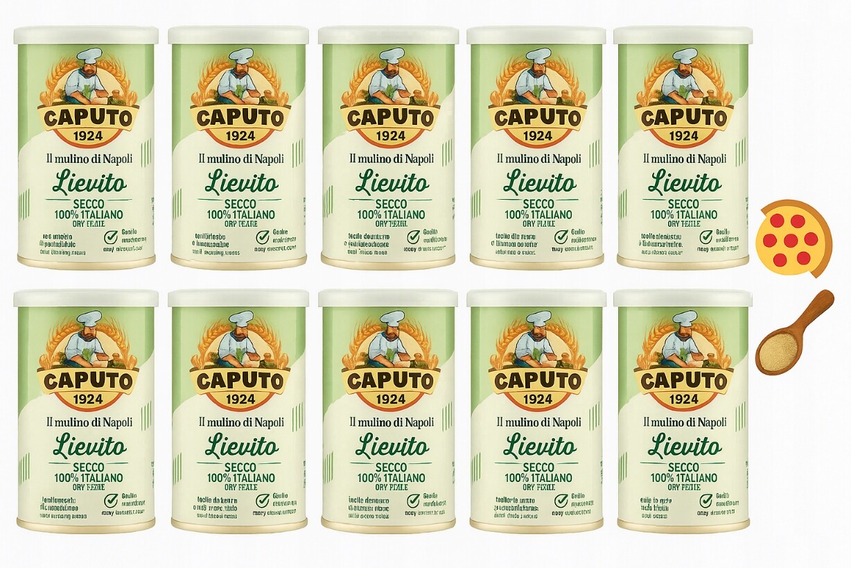 Kvasinky na pizzu Lievito 100 g tovární karton Caputo italské sušené dry