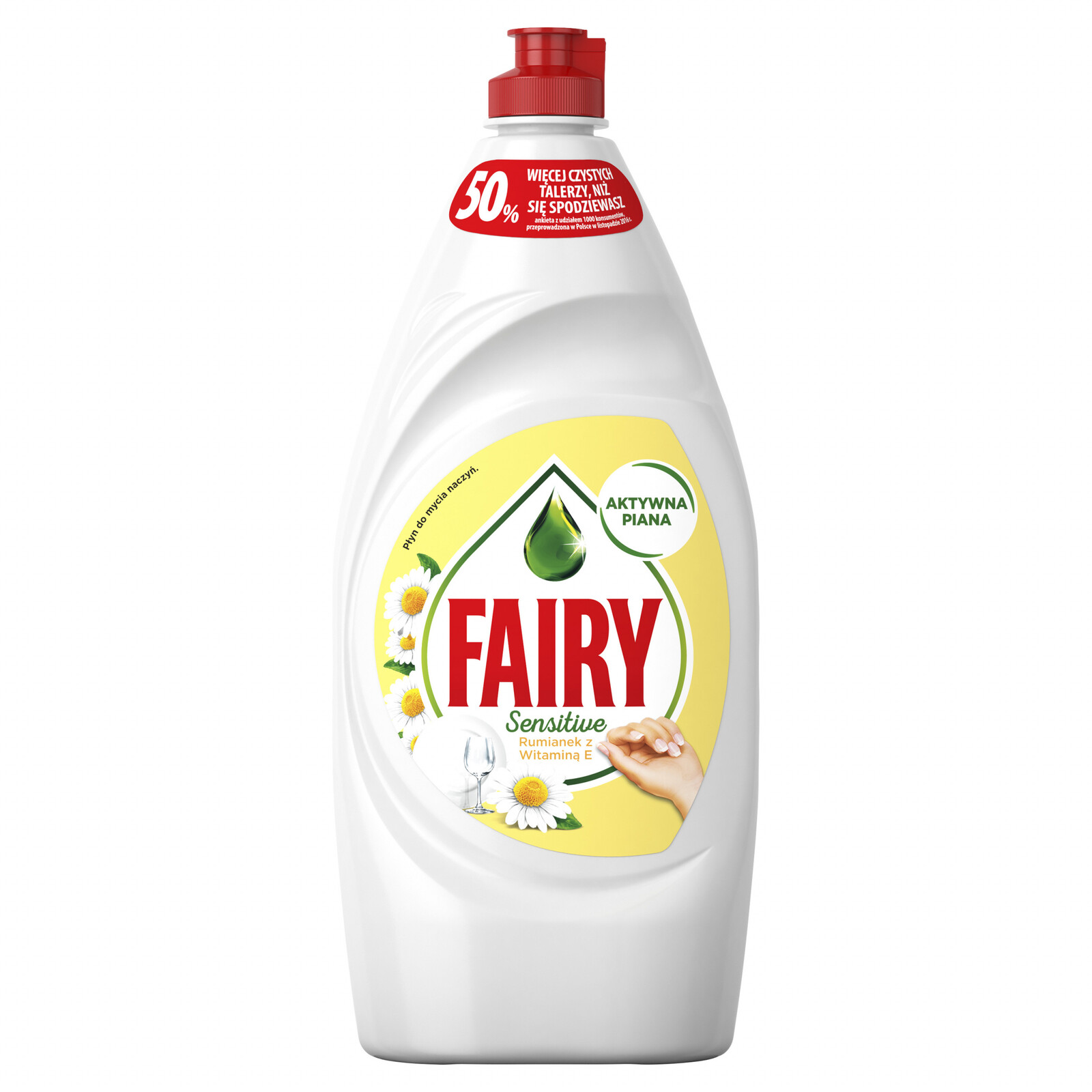 Tekutý prostředek na mytí nádobí Fairy Heřmánkový 0,9 l