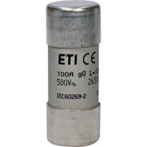 VALCOVA POJISTKA CH22 GG 100A/500V