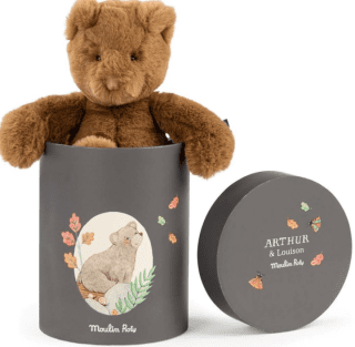 MOULIN ROTY Plyšová panenka medvěd Arthur & Louison