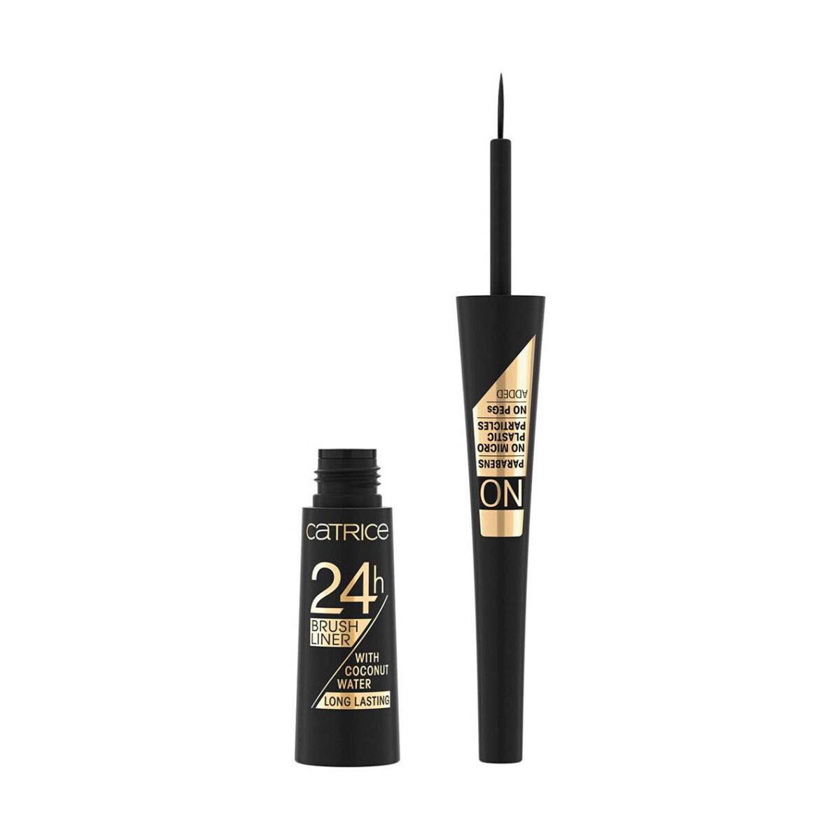 Catrice  Eyeliner Brush Liner 24 H - 10 Utra Black  Černá
