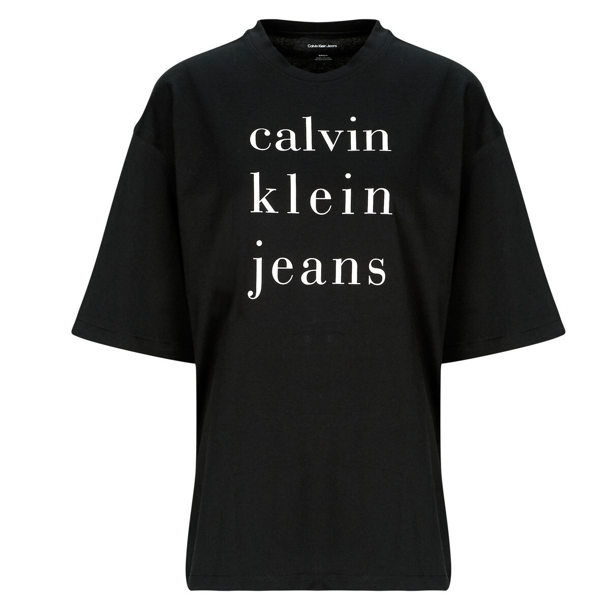 Calvin Klein Jeans  SS CKJ LOGO TEE  Černá