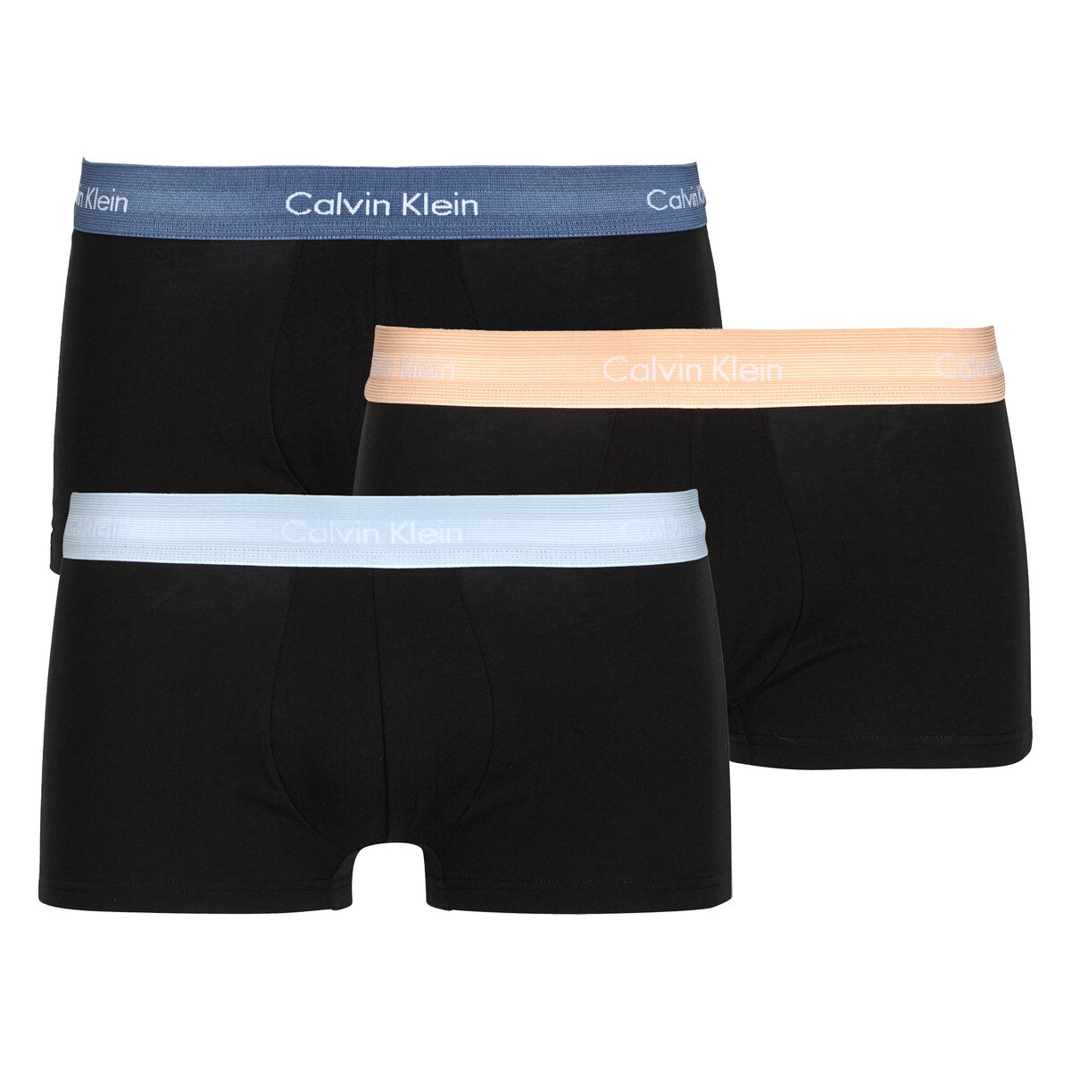 Calvin Klein Jeans  LOW RISE TRUNK 3PK  Černá
