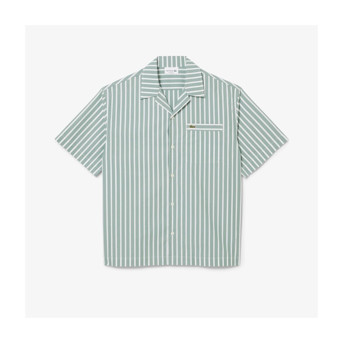 Lacoste  SLEEVED CASUAL SHIRT  Zelená