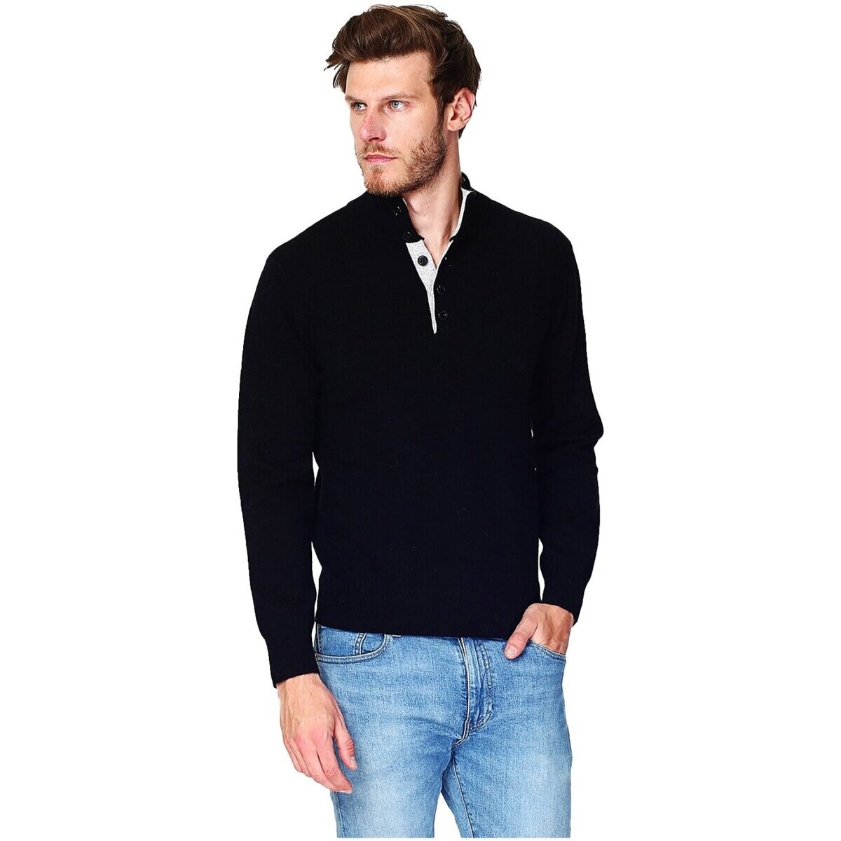 Le Cachemire Français  CF-91_NOIR  Černá