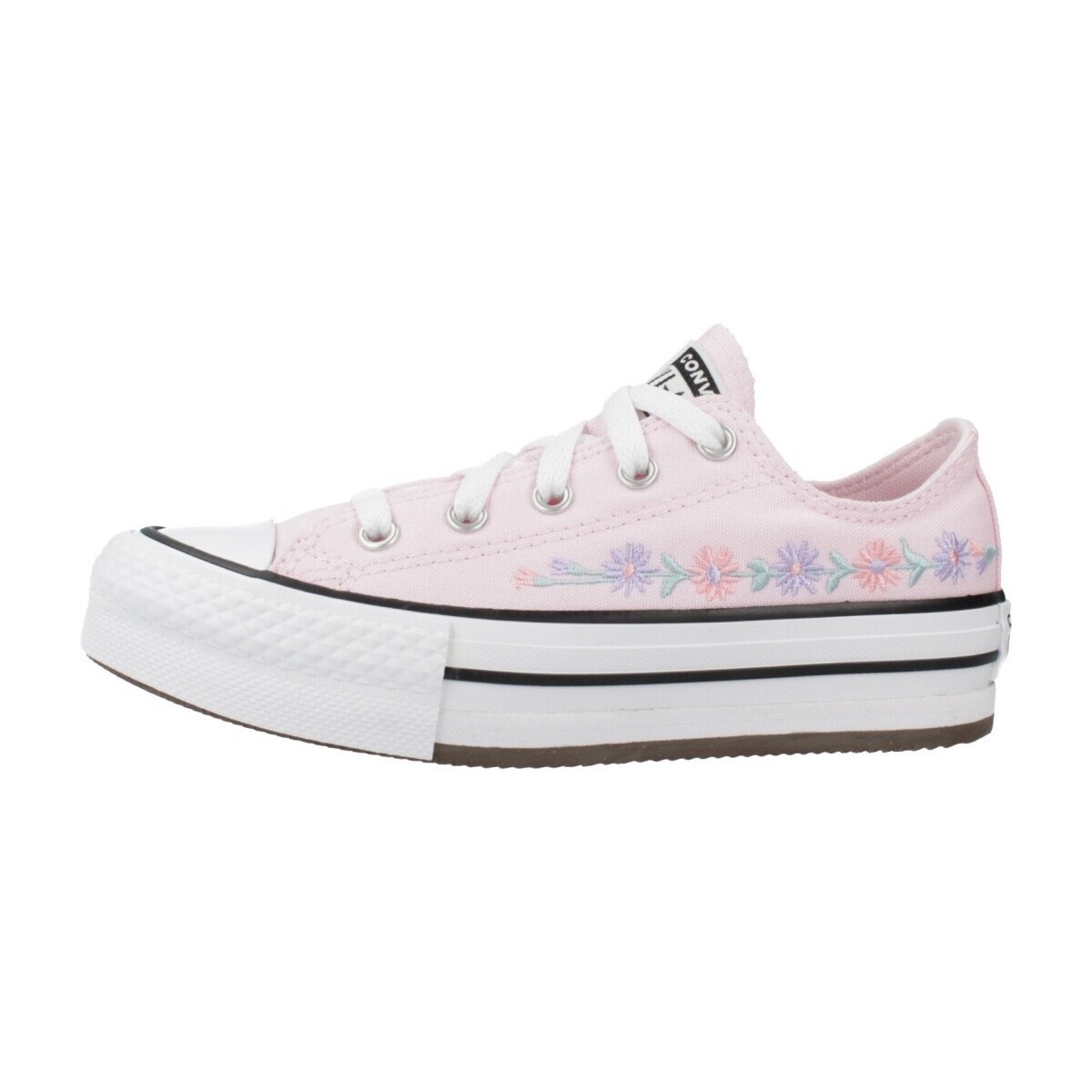 Converse  CHUCK TAYLOR ALL STAR EVA LIFT OX FLORAL  Růžová