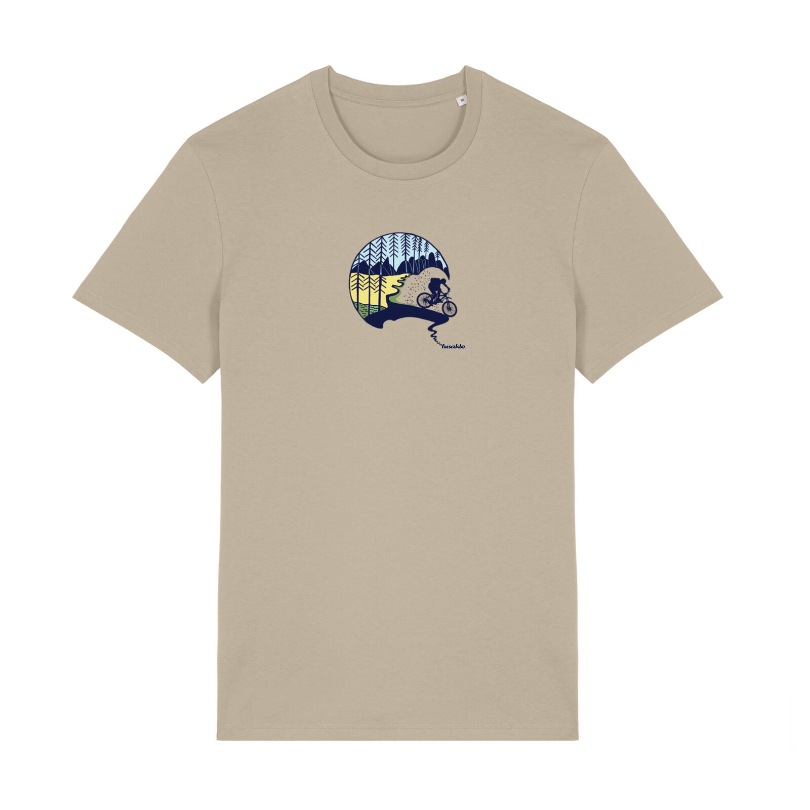 Tričko Cyklotúra béžovohnědé