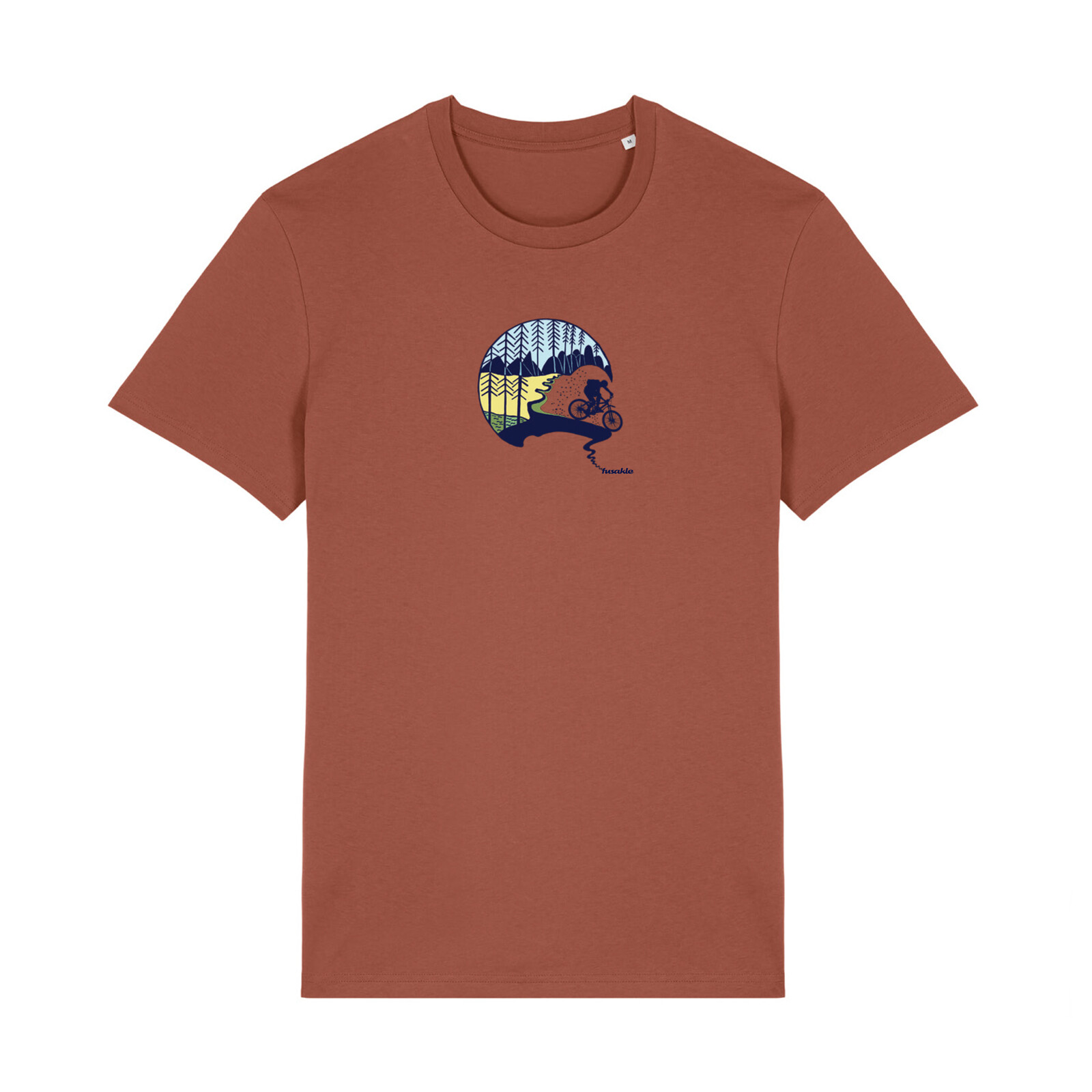 Tričko Cyklotúra cihlové