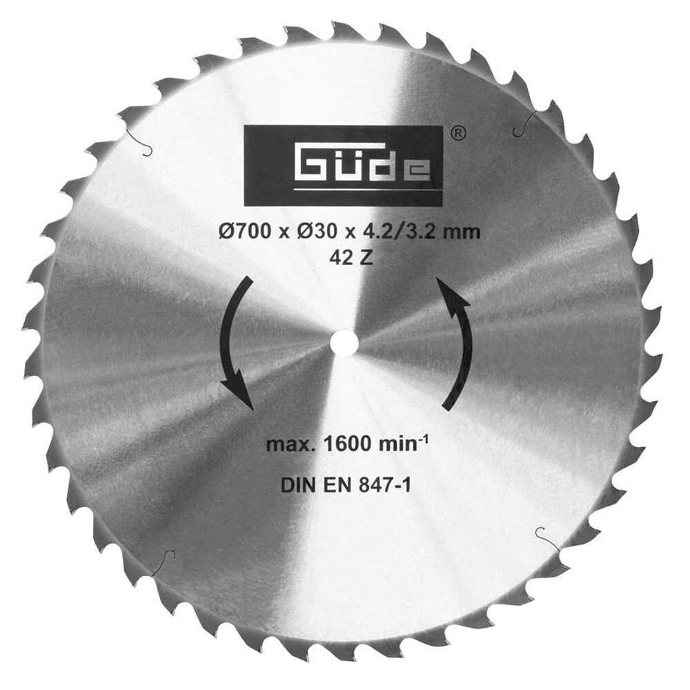Pilový kotouč na dřevo GÜDE 700 mm 42Z/N 1859