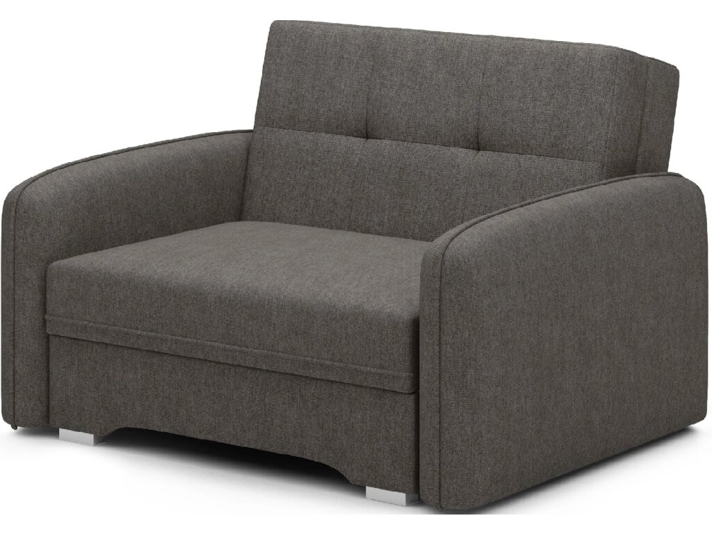 Rozkládací křeslo LAINE, tmavě šedé