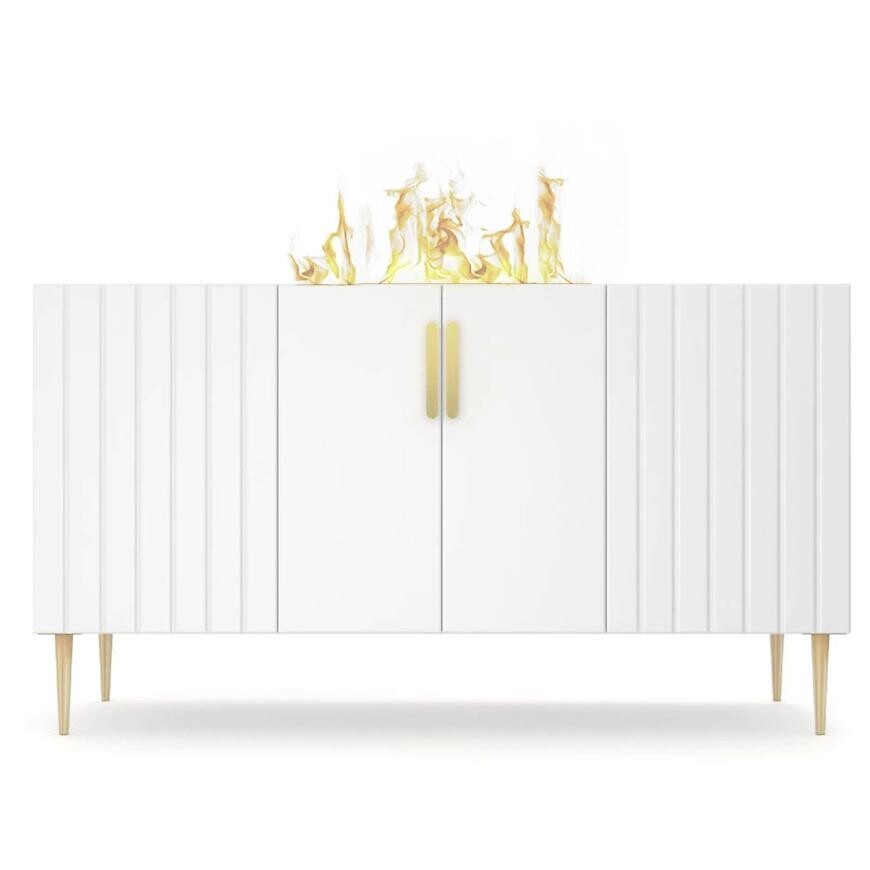 Elektrický krb Prins 500r bílý