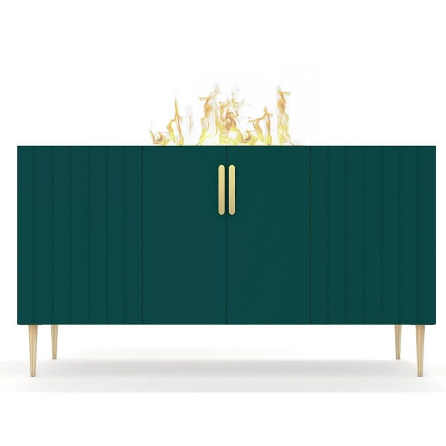 Elektrický krb Prins 500r Green Glass