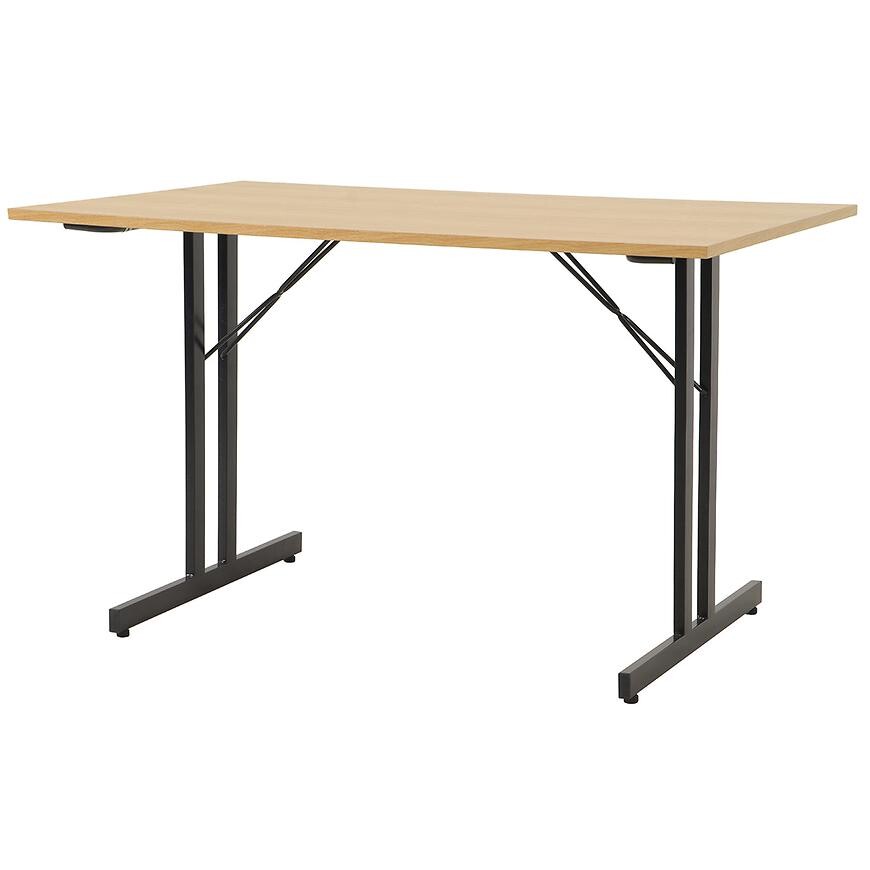Skládací stůl Marius 9573 180 cm přírodní/černá