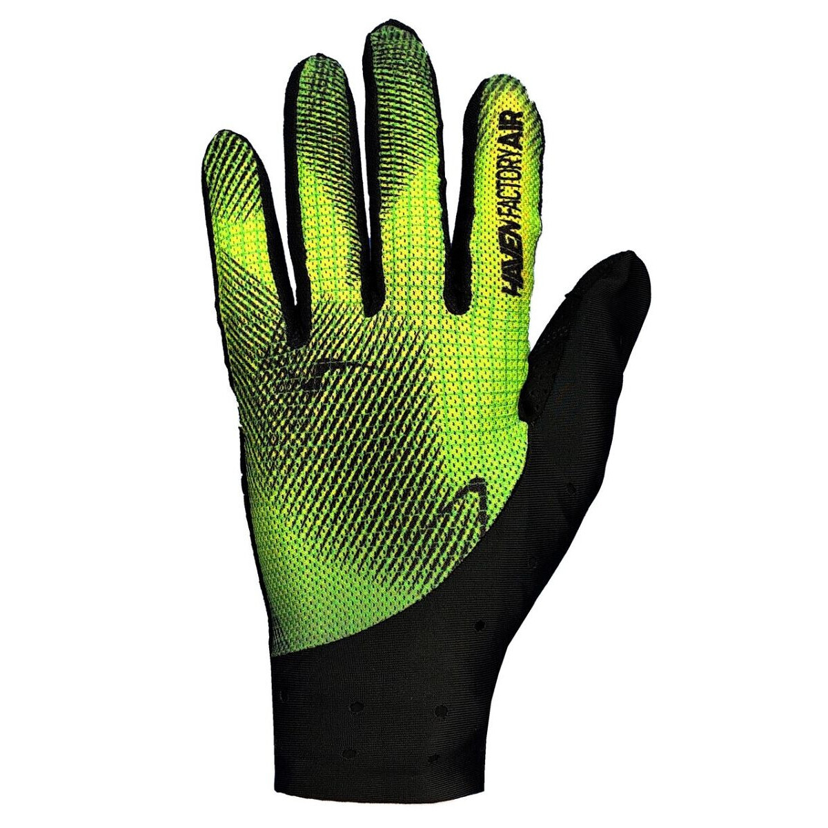 Rukavice Haven Factory Air - černé-zelené, L