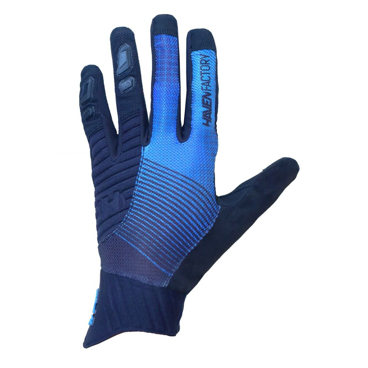 Rukavice Haven Factory Trail - černé-modré, L