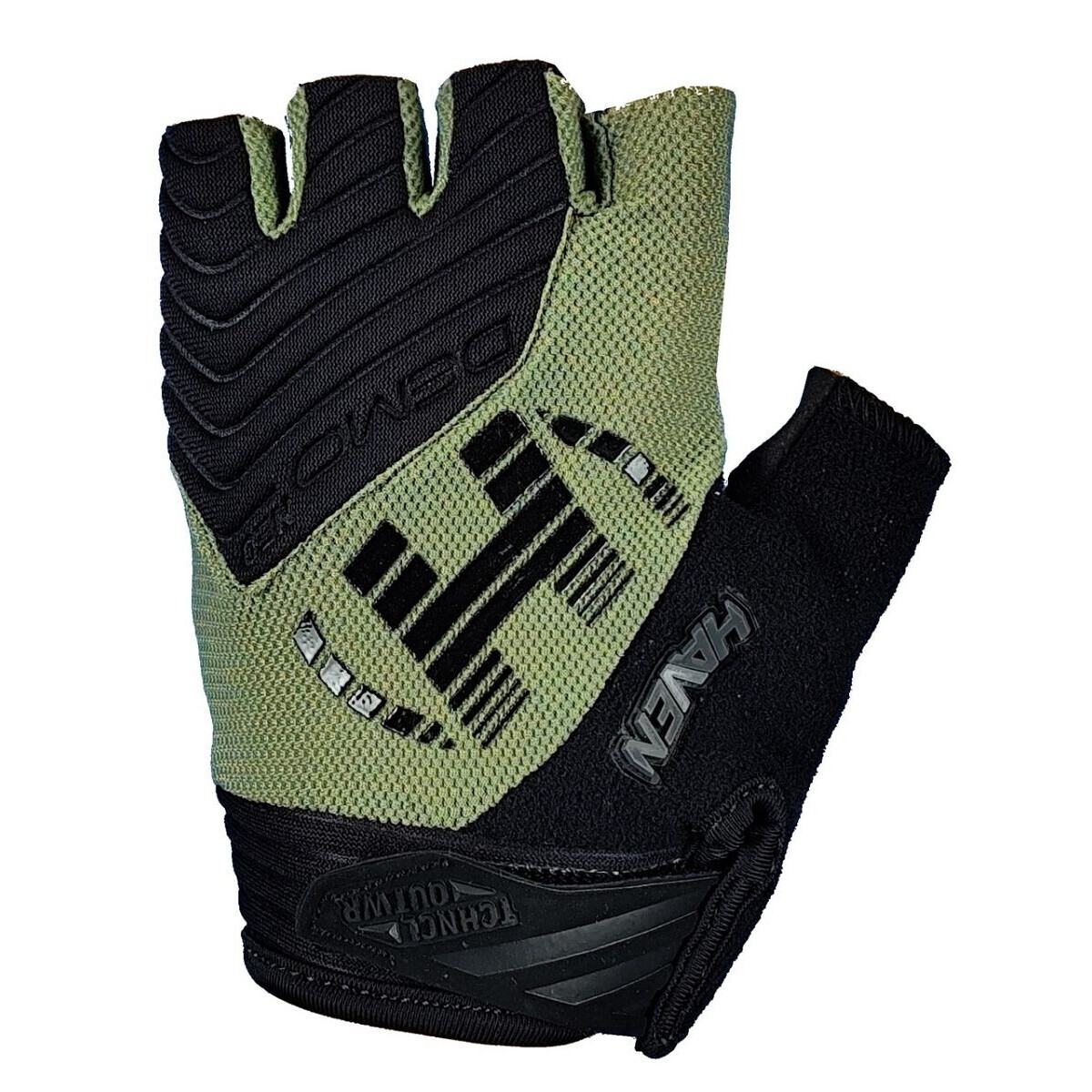 Rukavice bezprsté Haven Demo Neo Short - černé-olivové, M