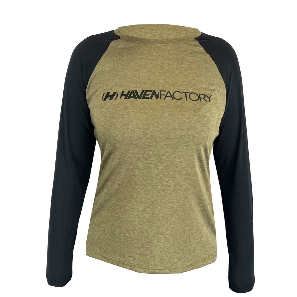 Dres dámský s dlouhým rukávem Haven Factory Trail - olivový-černý, XL