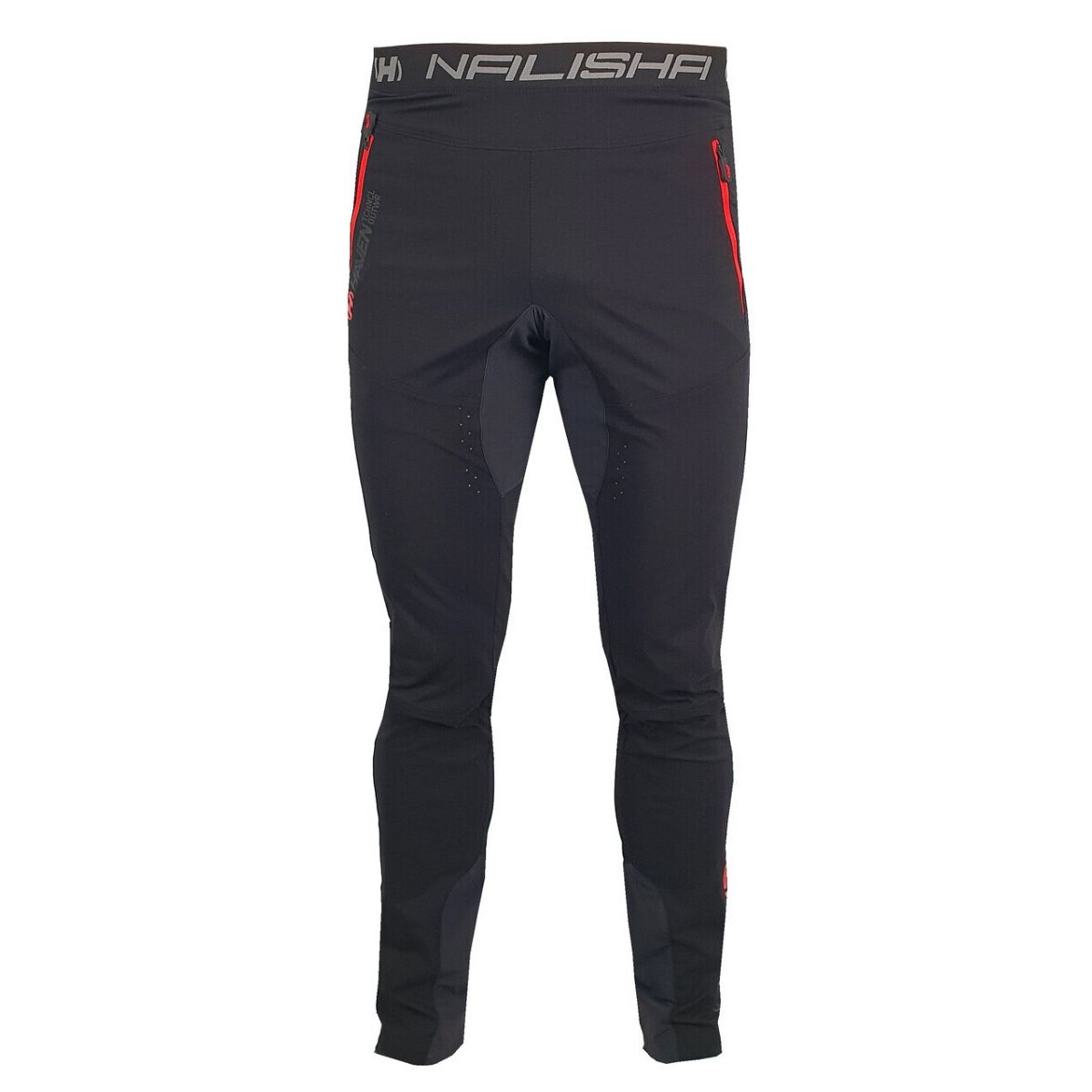 Kalhoty unisex Haven Nalisha Slimfit Long - černé-červené, L