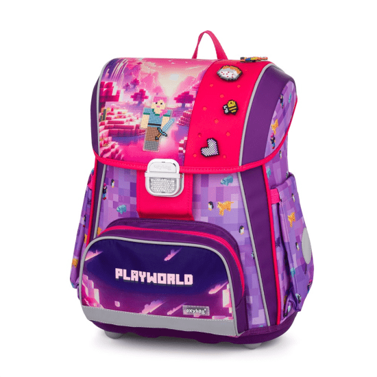 Oxybag Školní batoh PREMIUM - Playworld girl - 8-93425