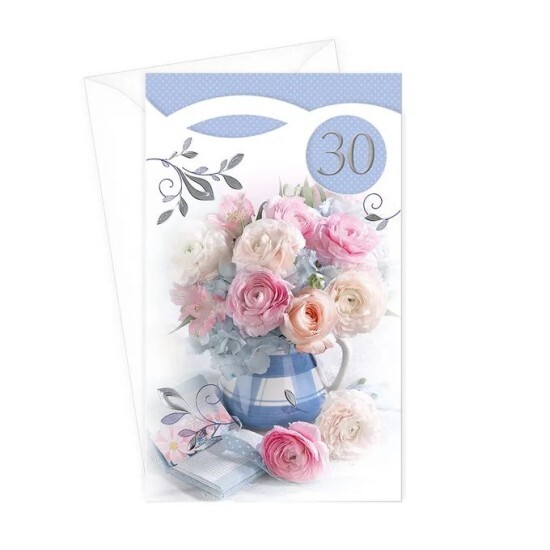 Argus Blahopřání k 30. narozeninám - klopa na peníze - 15-6571c30