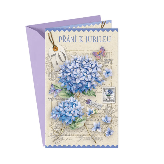 Argus Blahopřání k 70. narozeninám - klopa na peníze - 15-6574c70