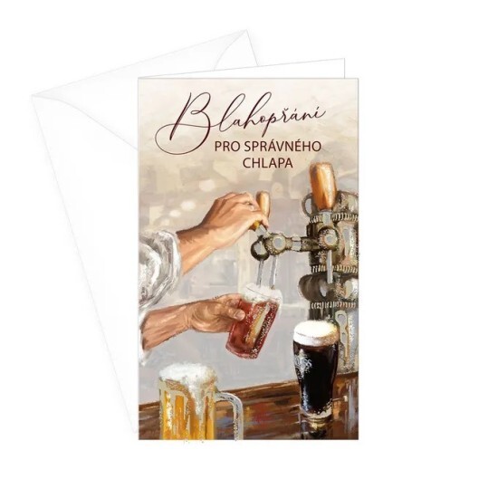 Argus Blahopřání pro správného chlapa - 15-6386c