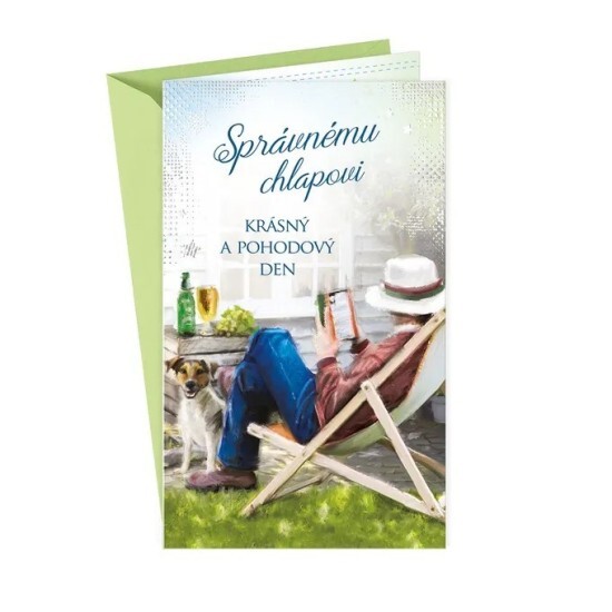 Argus Blahopřání pro správného chlapa - 15-6414c