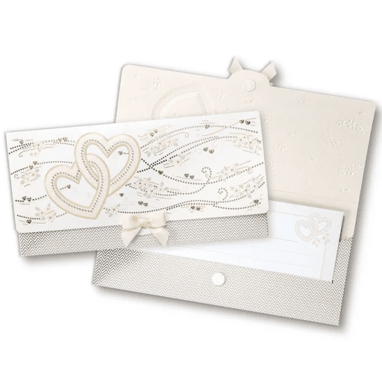 Argus Obálka na peníze s kartičkou - svatební - 83-6013