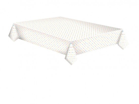 POL-MAK Papírový ubrus - Sweet Unicorn with Pastel Dots - 120 x 180 cm - OD01_OG_P_027001