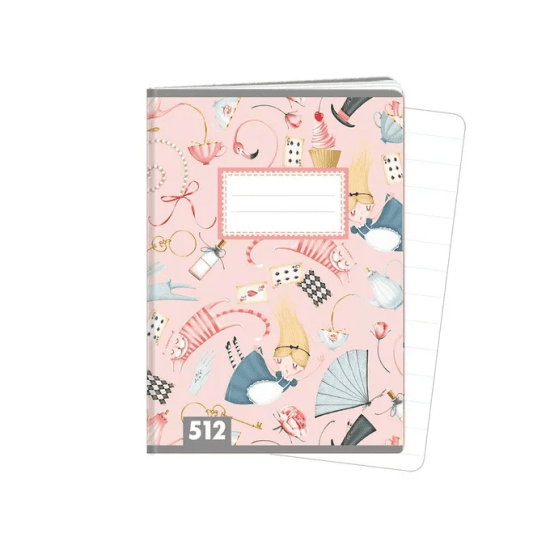 Argus Školní sešit 512 - Alice’s adventures in Wonderland - A5, linkovaný, 10 listů - 1591-0387