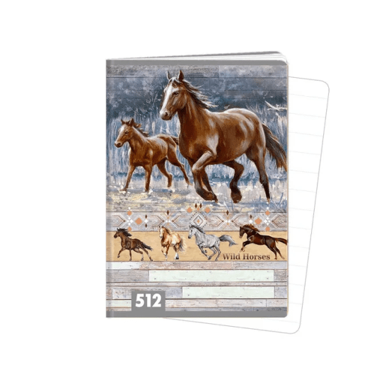 Argus Školní sešit 512 - Wild horses - A5, linkovaný, 10 listů - 1591-0414