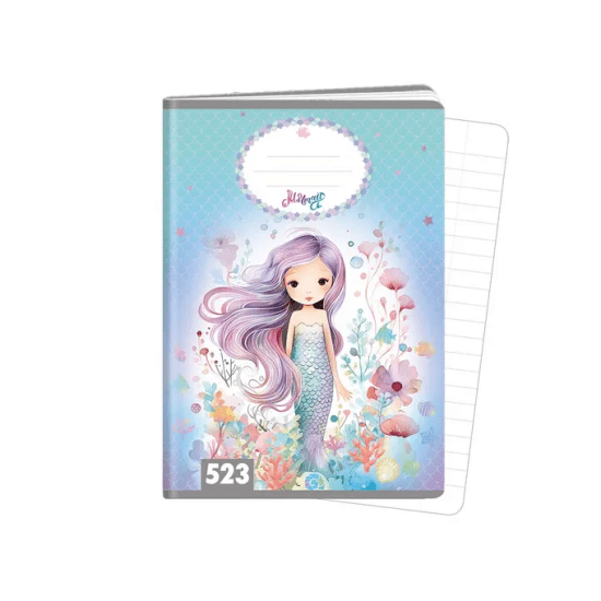 Argus Školní sešit 523 - Mermaid - A5, linkovaný, 20 listů - 1593-0412