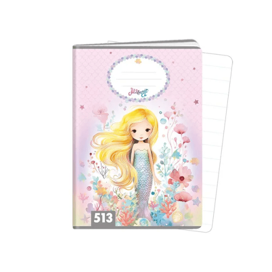 Argus Školní sešit 513 - Mermaid - A5, linkovaný, 10 listů - 1594-0412
