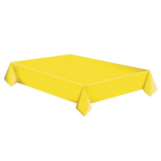 Papírový ubrus - White Dots on Sunflower Yellow - 120 x 180 cm - OD01_OG_P_036809