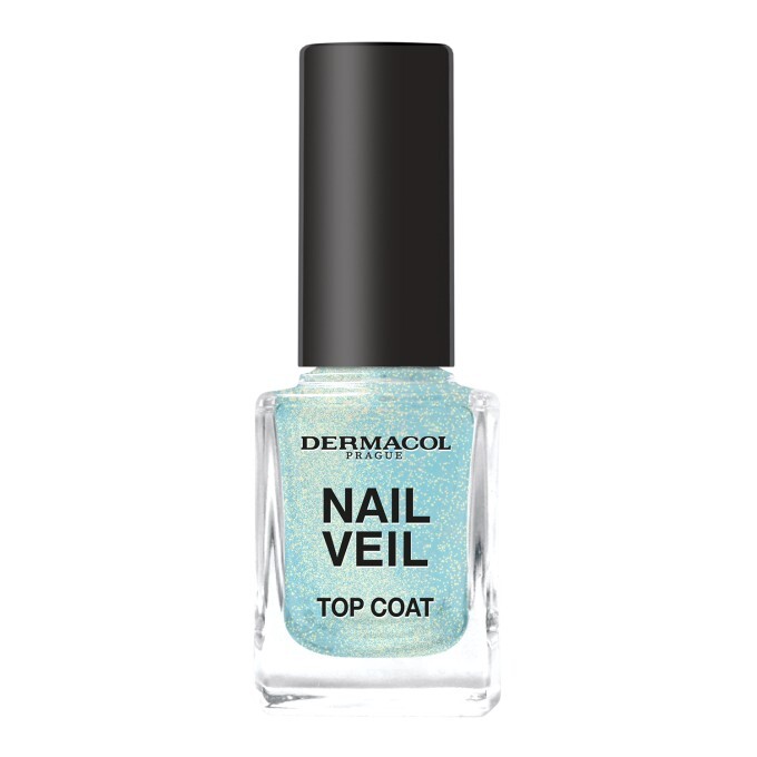 Dermacol Lak na nehty Sparkling Ocean Nail Veil (Top Coat) 11 ml
