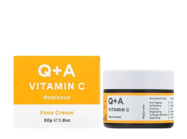 Q+A Rozjasňující pleťový krém s vitamínem C Radiance (Face Cream) 50 g