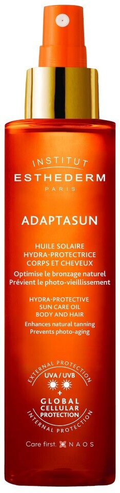 Institut Esthederm Ochranný olej na tělo a vlasy se střední ochranou Adaptasun (Hydra-Protective Sun Care Oil for Body and Hair) 150 ml