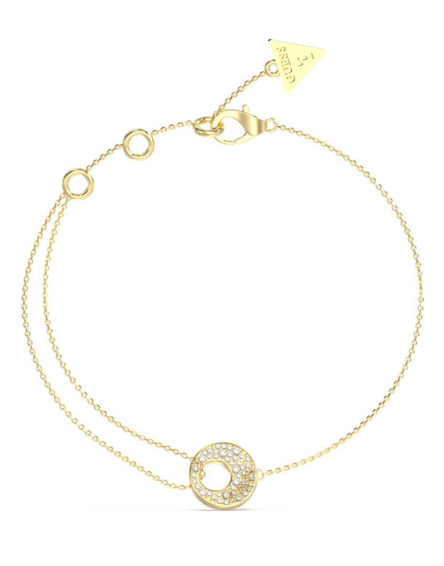 Guess Dámský pozlacený náramek Blooming Summer JUBB05224JWYG 18,5 cm