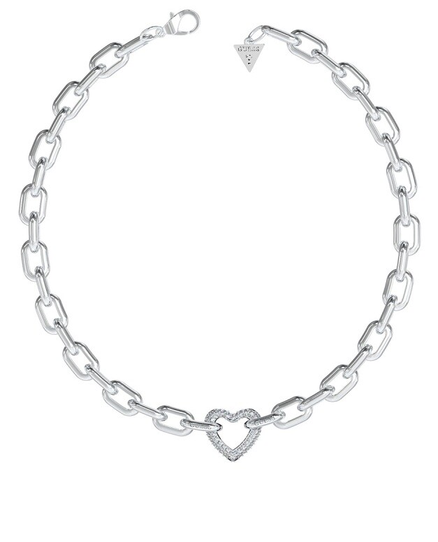 Guess Výrazný ocelový náhrdelník Beloved JUBN05015JWRHT/U