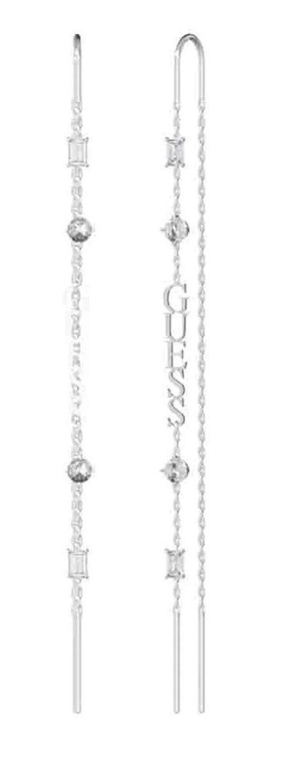 Guess Dlouhé náušnice s krystaly Crazy Earrings JUBE03297JWRHT/U
