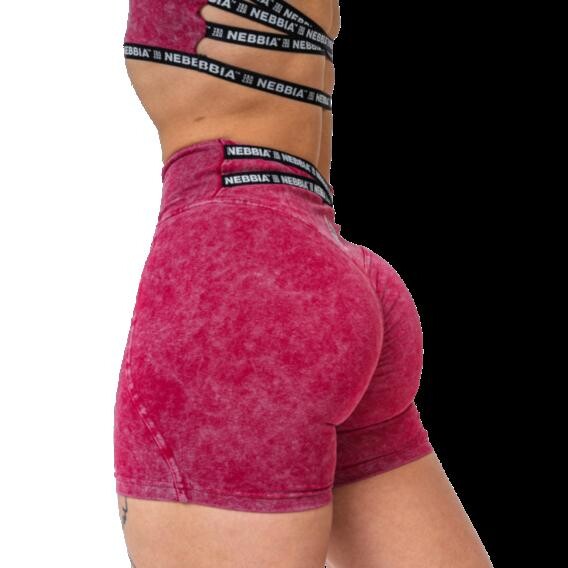 Nebbia Washed legínové šortky s vysokým pasem HERITAGE 780