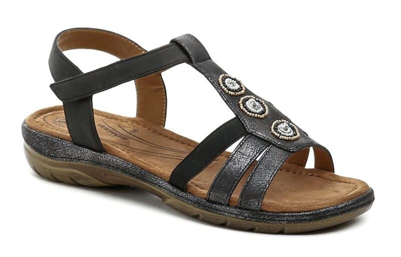 Romika 74R0152002 černé dámské sandály