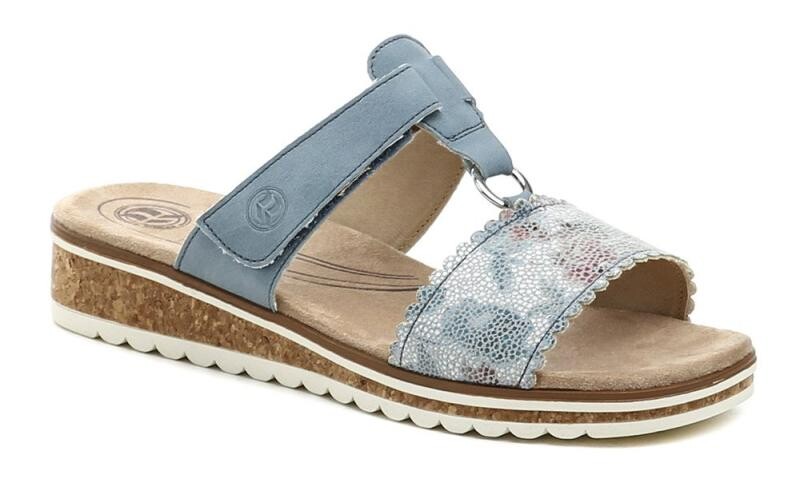 Romika 74R03620025 modré dámské nazouváky