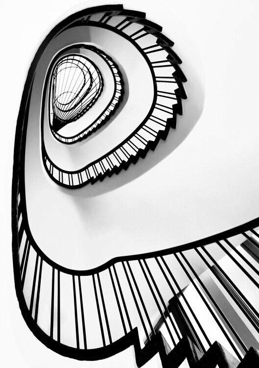 Ercan Sahin Fotografie Stairway, Ercan Sahin, 26.7 × 40 cm