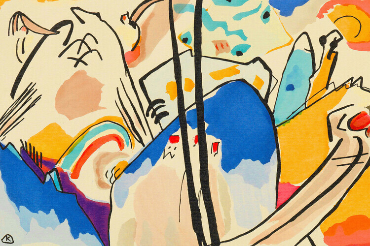 Wassily Kandinsky Plakát, Obraz - The Blue Rider (1914), Wassily Kandinsky, 40 × 26.7 cm