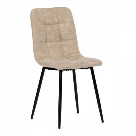 Židle jídelní, krémová látka cowboy, nohy černý kov CT-281 CRM3 CT-281 CRM3 Autronic
