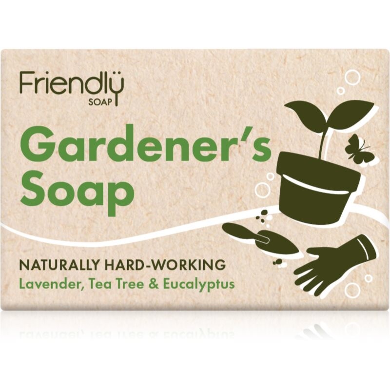 Friendly Soap Gardener's Soap přírodní tuhé mýdlo na obličej, tělo a vlasy 95 g