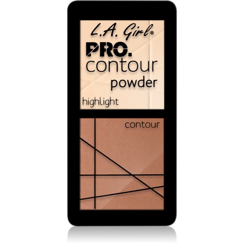 L.A. Girl Cosmetics PRO. Contour Powder konturovací paletka odstín Light 5.6 g