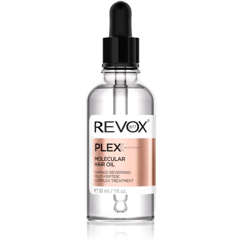 Revox B77 PLEX Molecular Hair Oil olej pro posílení poškozených vlasů 30 ml